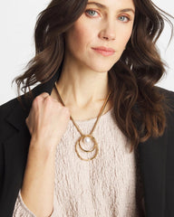 Chico's Discount - Pearl and Gold Pendant