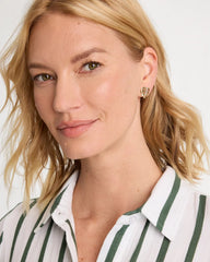 Chico's Online - Palm Frond Stud Earrings