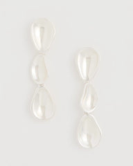 Chico's Sale - Silvertone Linear Drop Earrings