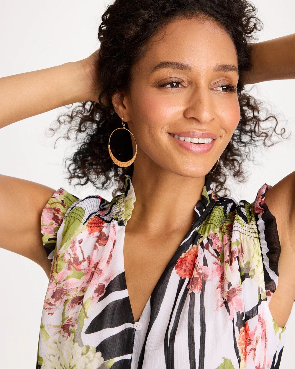 Chico's On Sale - Hammered Hoop Earrings