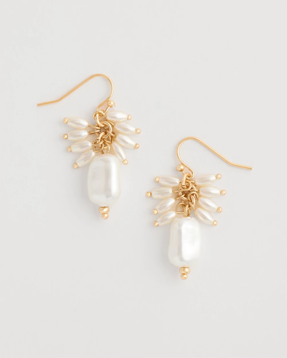 Chico's On Sale - Pearl Cluster Drop Earrings