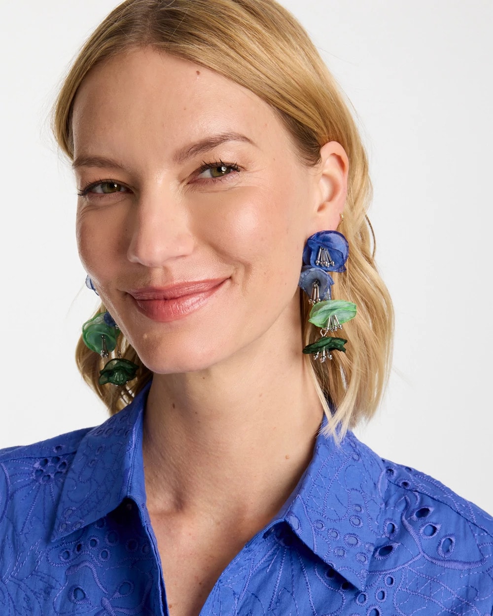 Chico's US - Multi Floral Linear Earrings