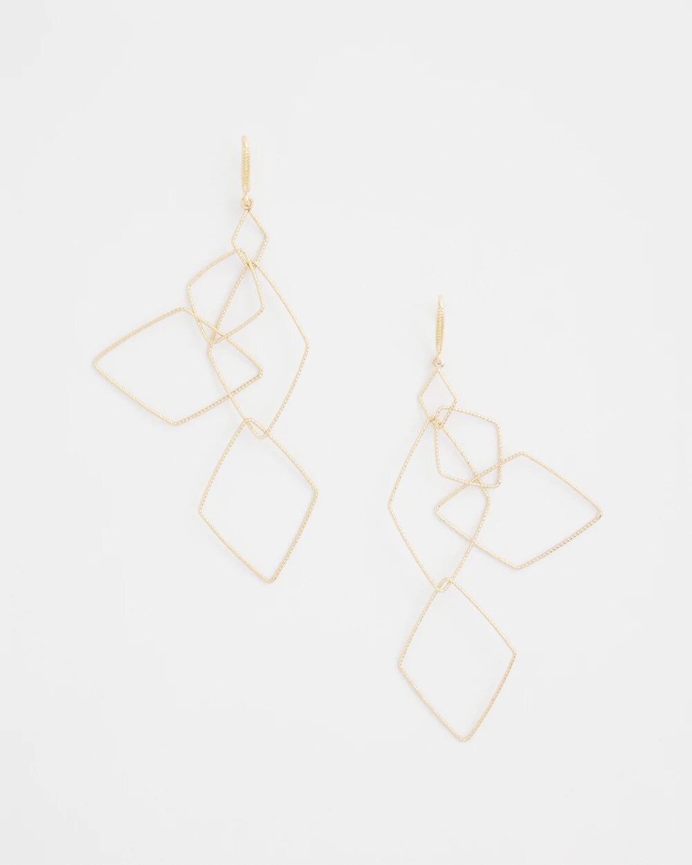 Chico's For Sale - Diamond Shaped Linear Earrings