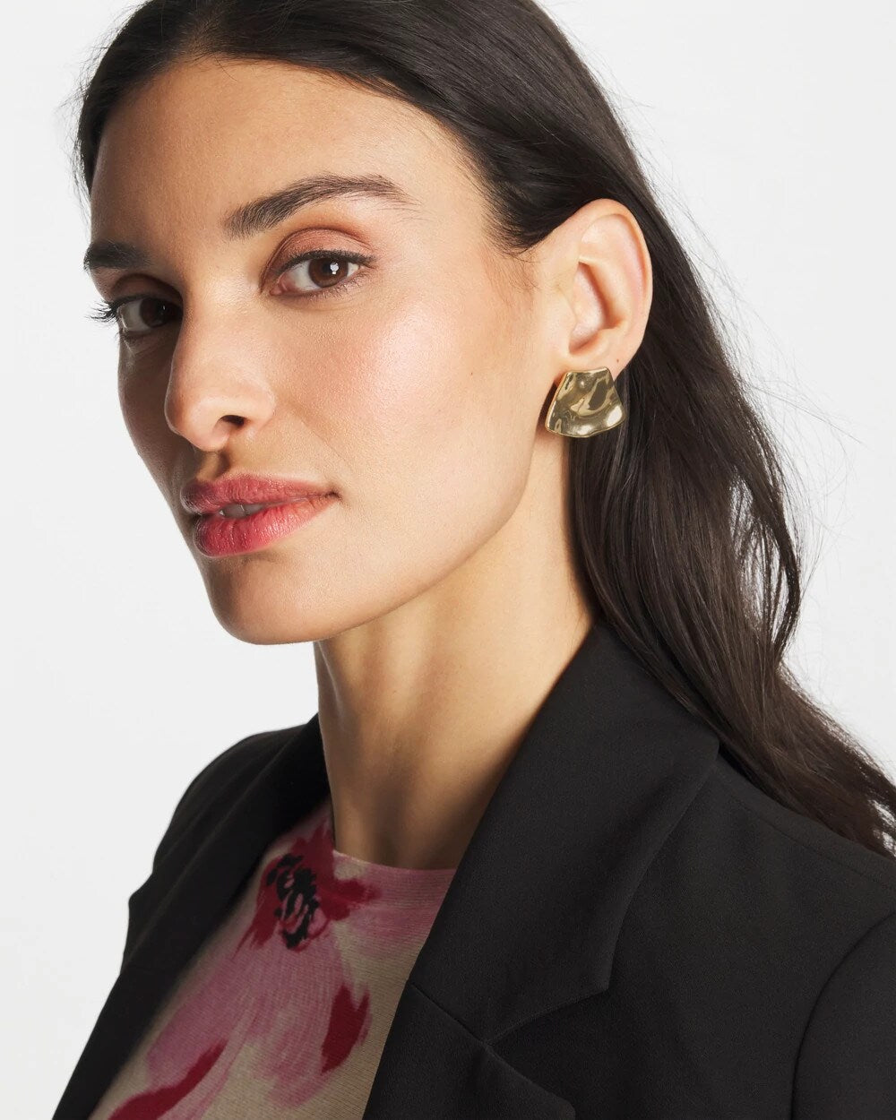 Chico's Online - Gold Fan Clip On Earrings