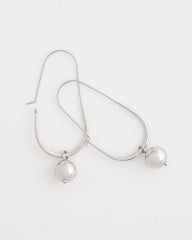Chico's Discount - Silver Bead Threader Earrings