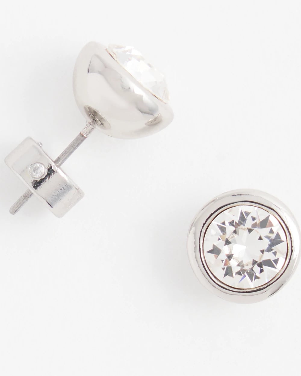 Chico's For Sale - Silver Tone Crystal Stud Earrings