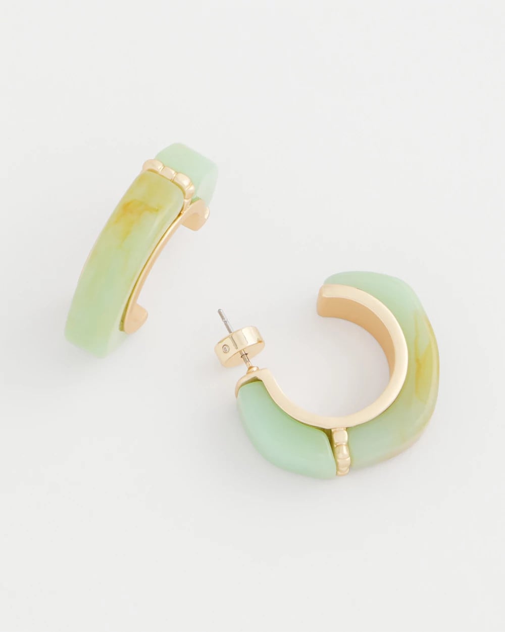 Chico's Sale - Aqua Tone Hoop Earrings