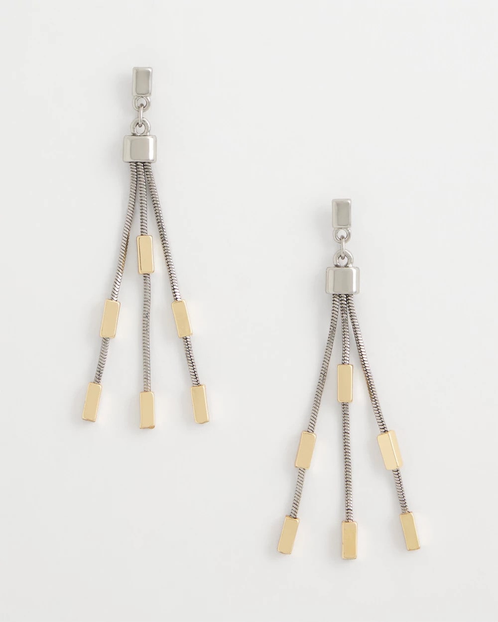 Chico's On Sale - Mixed Metal Linear Earrings