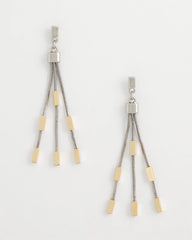 Chico's On Sale - Mixed Metal Linear Earrings