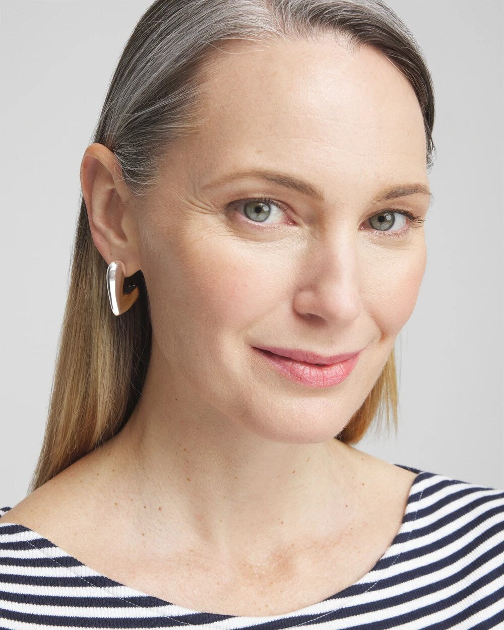 Chico's Online - No Droop® Silver Tone Mini Hoops
