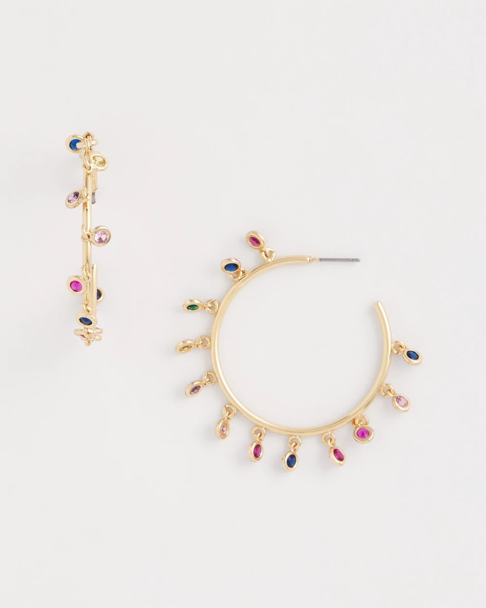 Chico's / Multi-Color Hoop Earrings