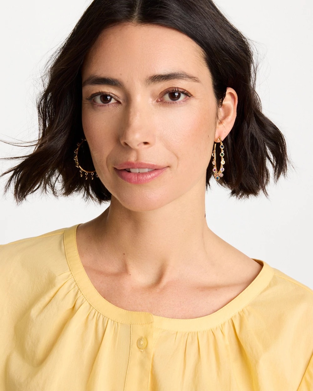 Chico's / Multi-Color Hoop Earrings
