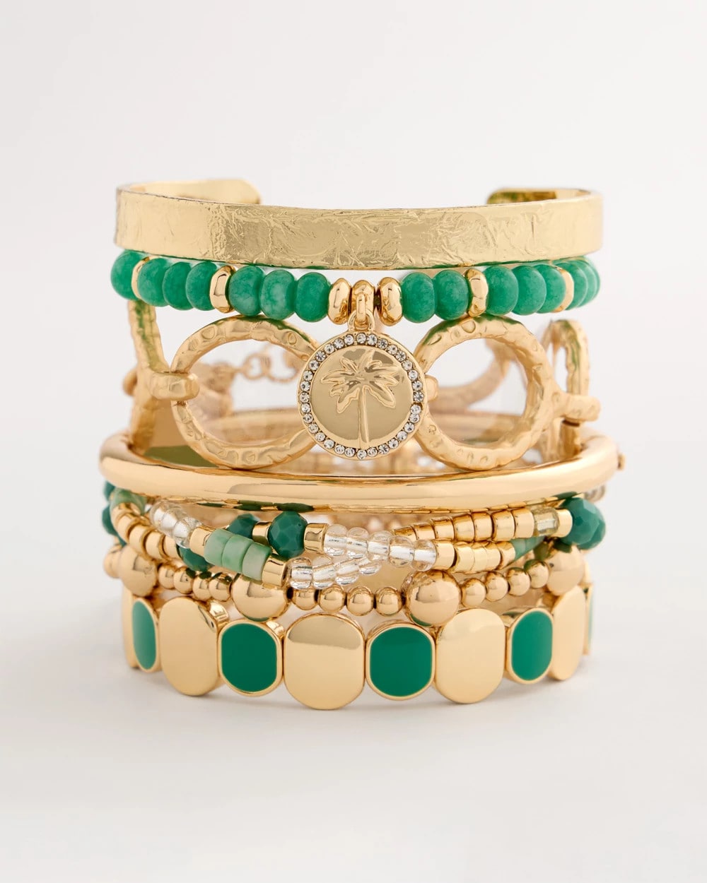 Chico's For Sale - Genuine Jade Charm Stretch Bracelet