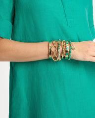Chico's For Sale - Genuine Jade Charm Stretch Bracelet