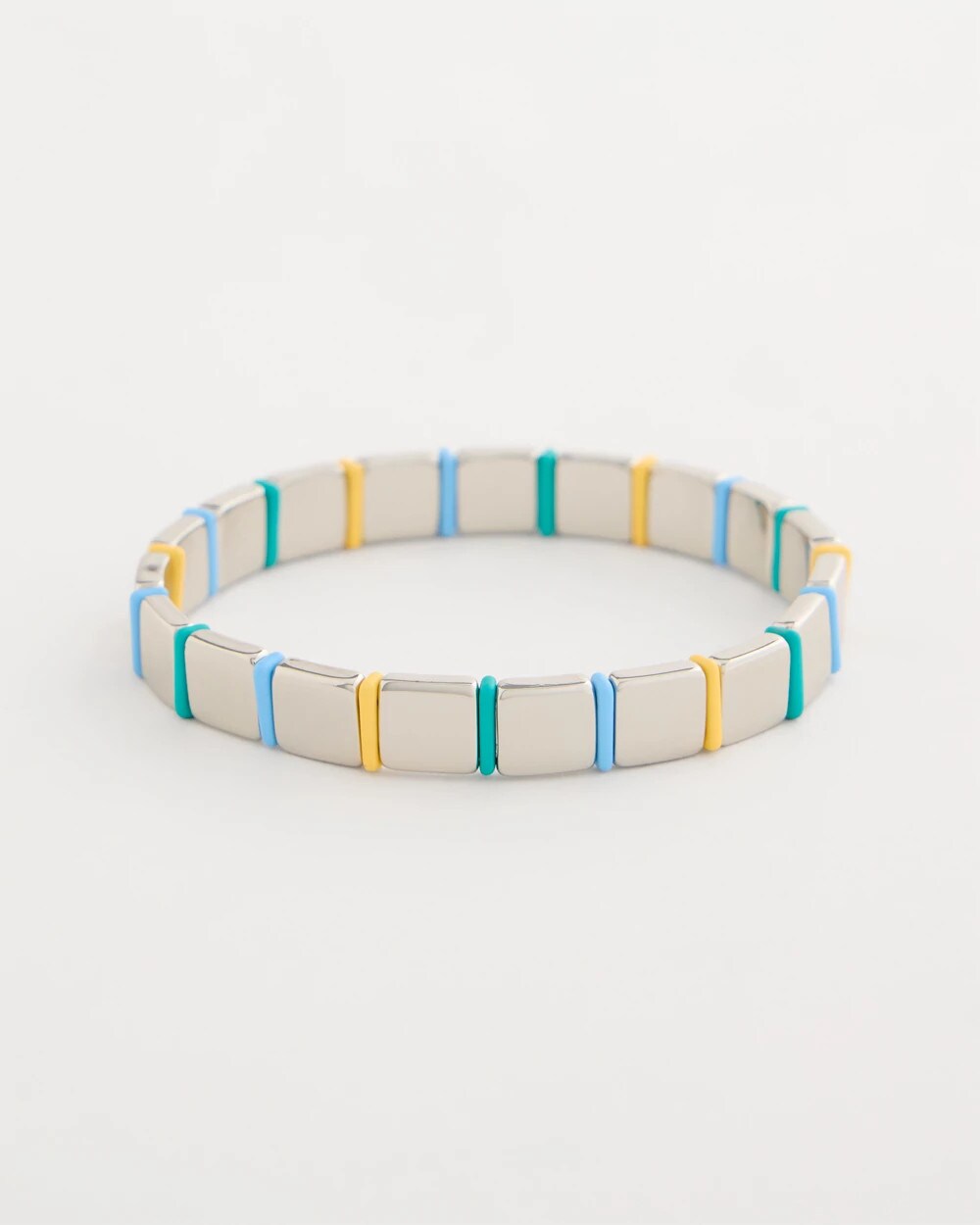 Chico's / Glam Teal Slice Stretch Bracelet