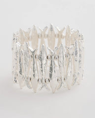 Chico's For Sale - Silvertone Fish Stretch Bracelet