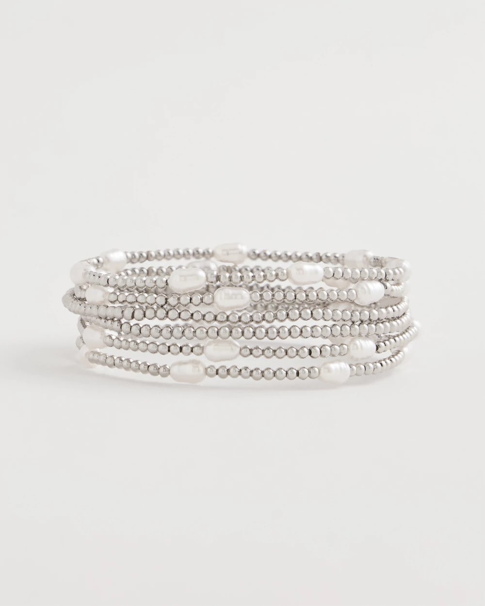 Chico's Outlet - Pearlescent Bead Ball Bracelet