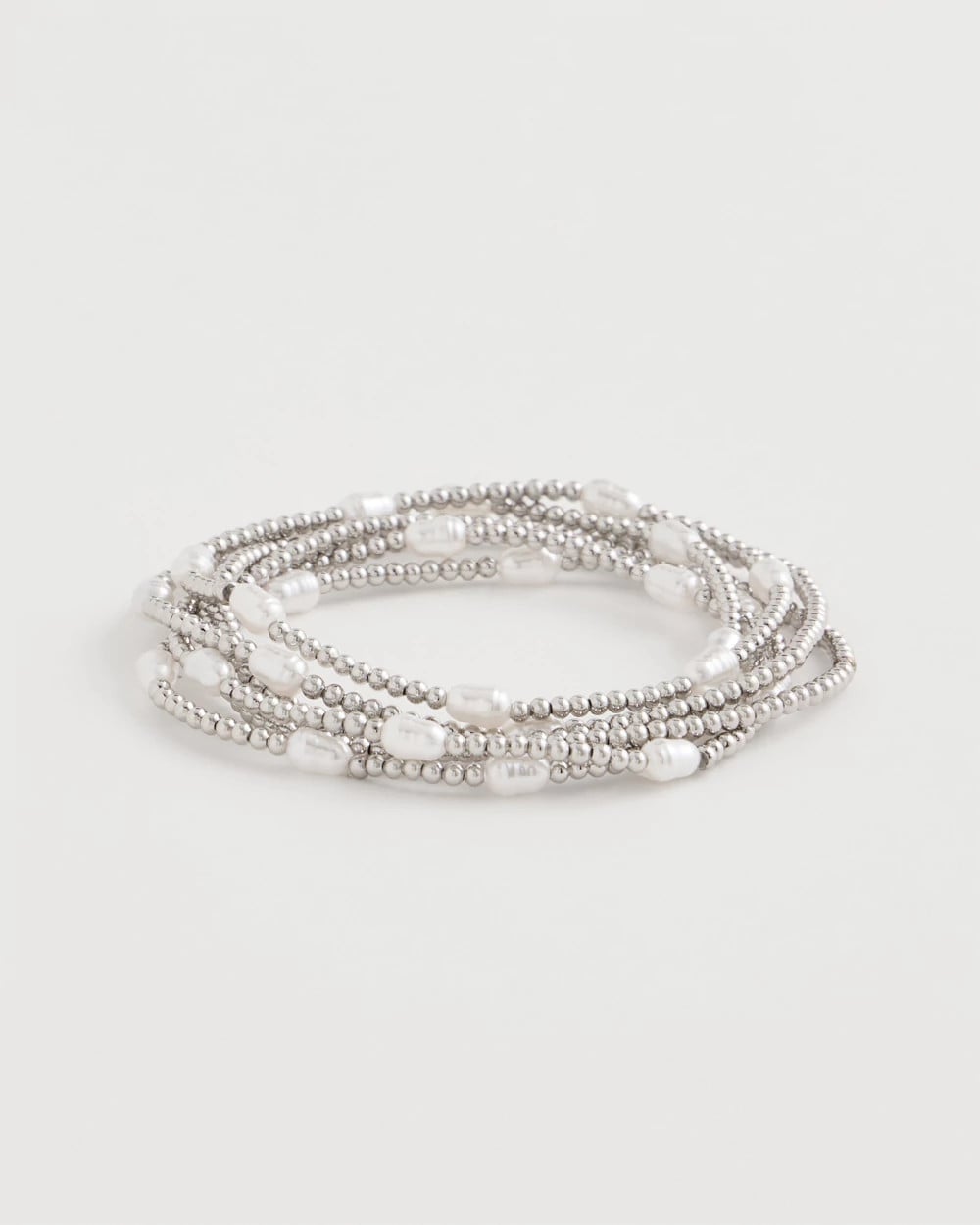 Chico's Outlet - Pearlescent Bead Ball Bracelet