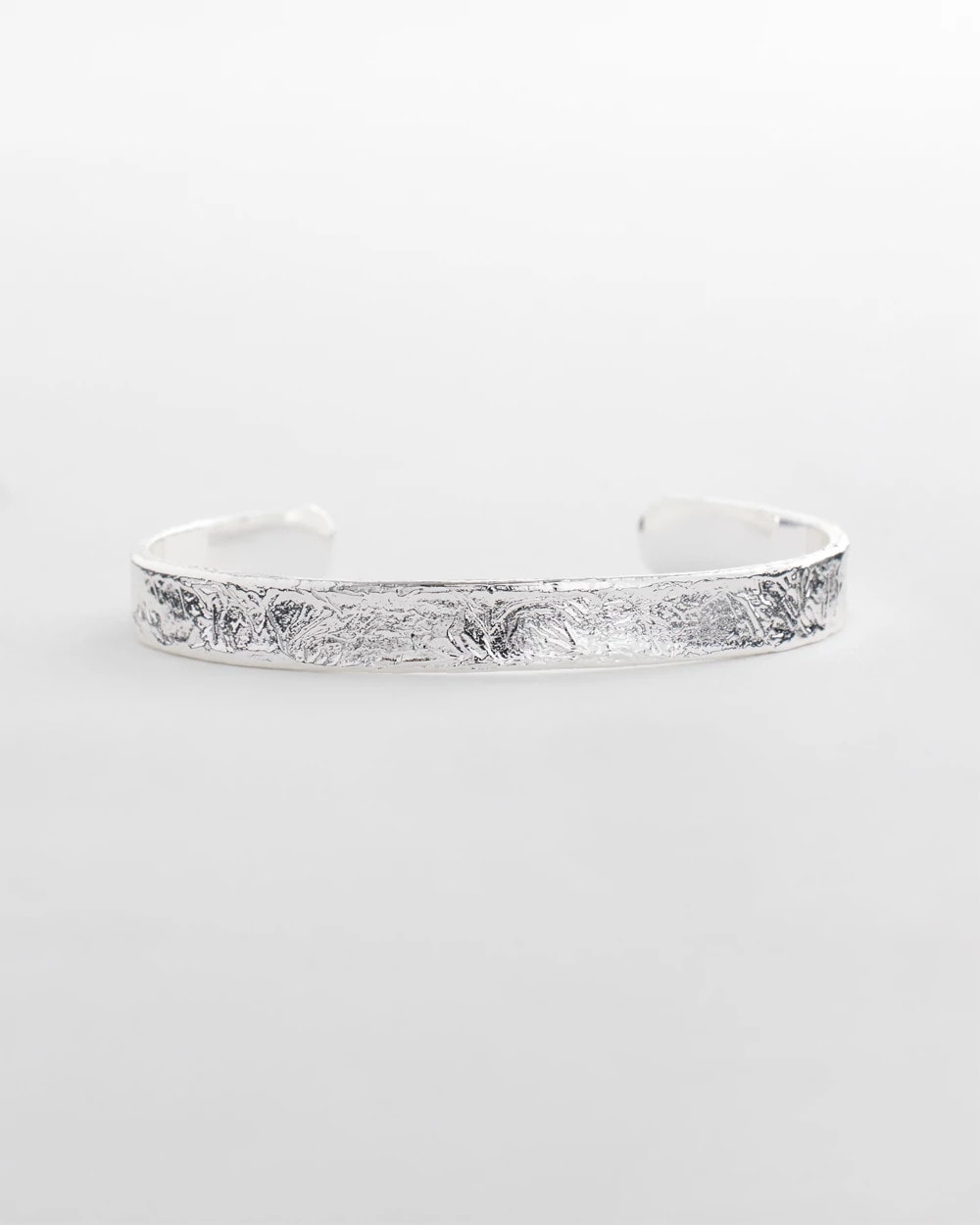 Chico's On Sale - Silvertone Flexible Cuff Bracelet
