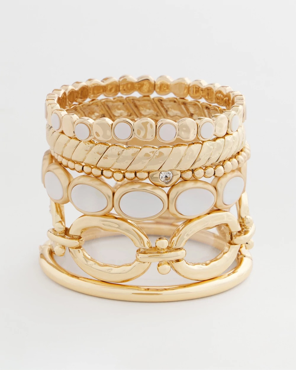 Chico's Sale - Pearl Mini Circle Stretch Bracelet