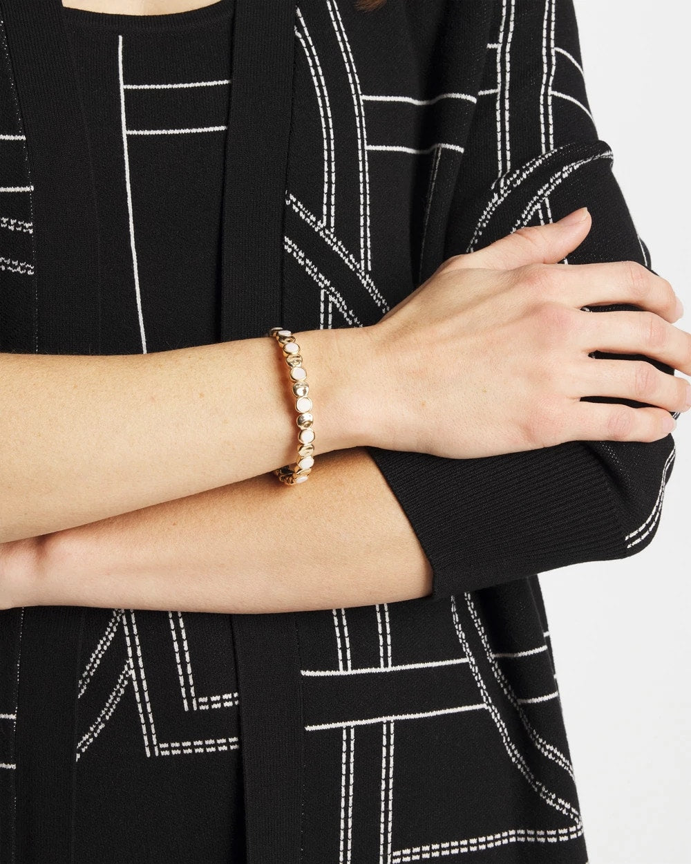 Chico's Sale - Pearl Mini Circle Stretch Bracelet