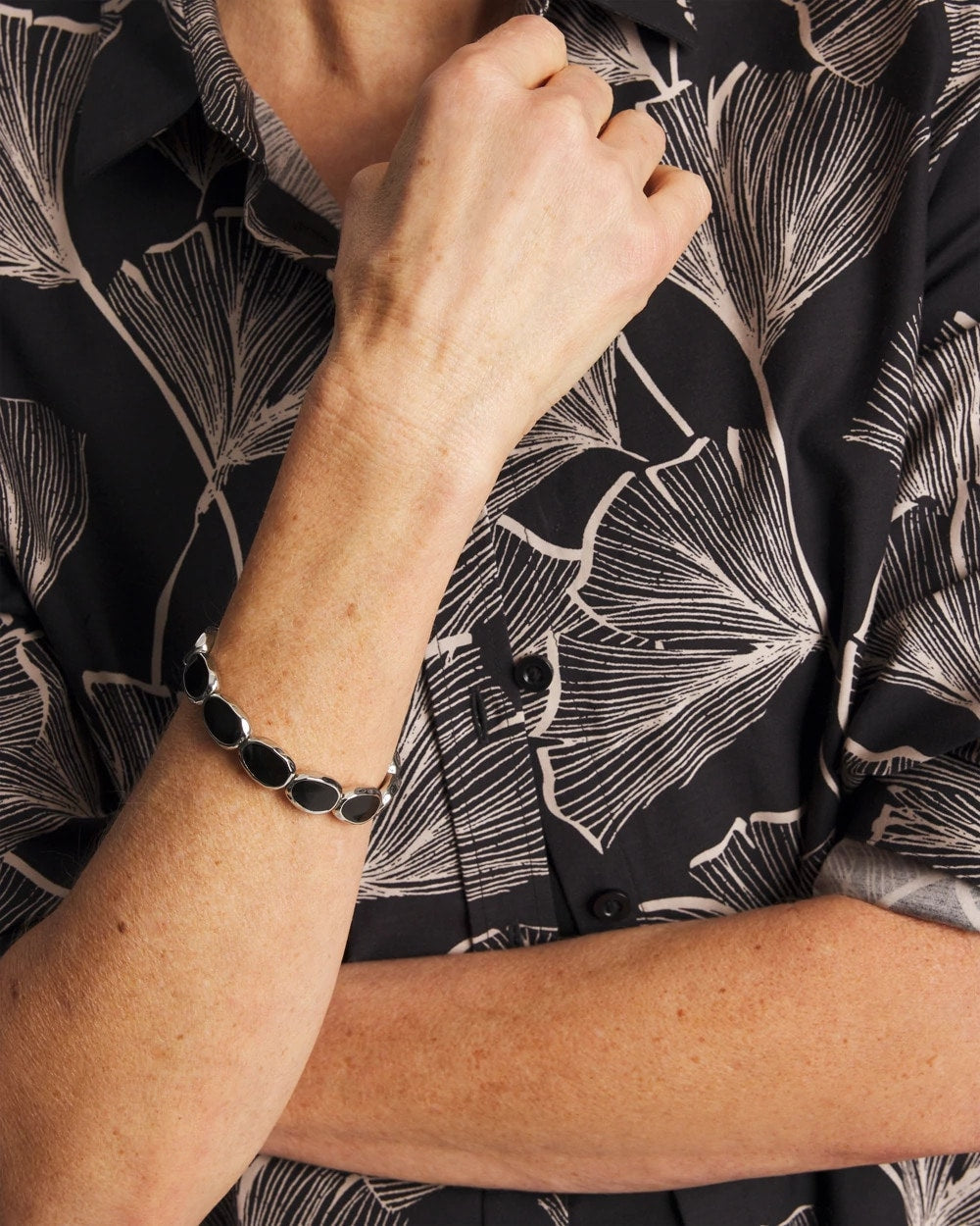 Chico's For Sale - Black Large Stretch Bracelet