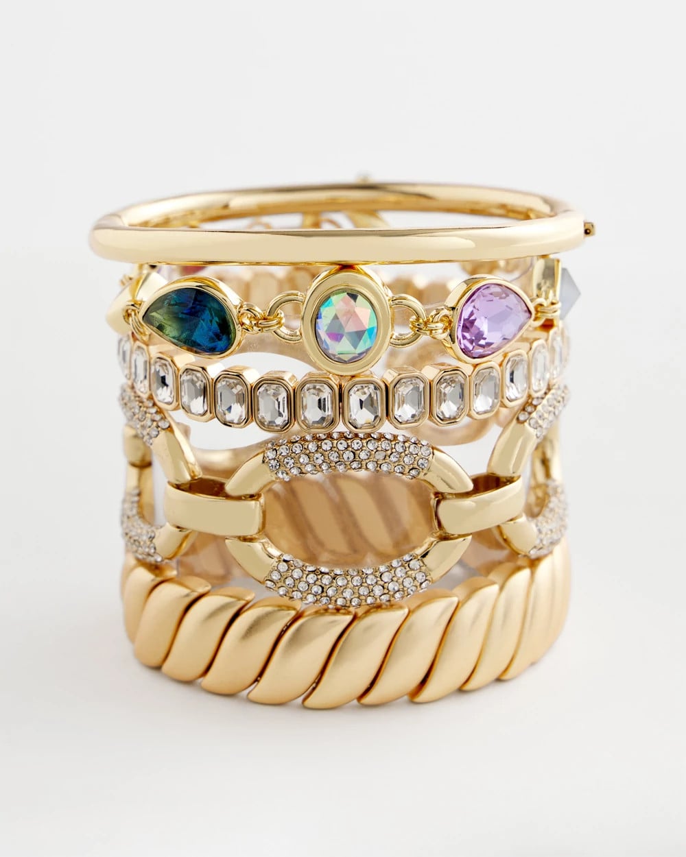 Chico's Online - Large Pave Link Toggle Bracelet
