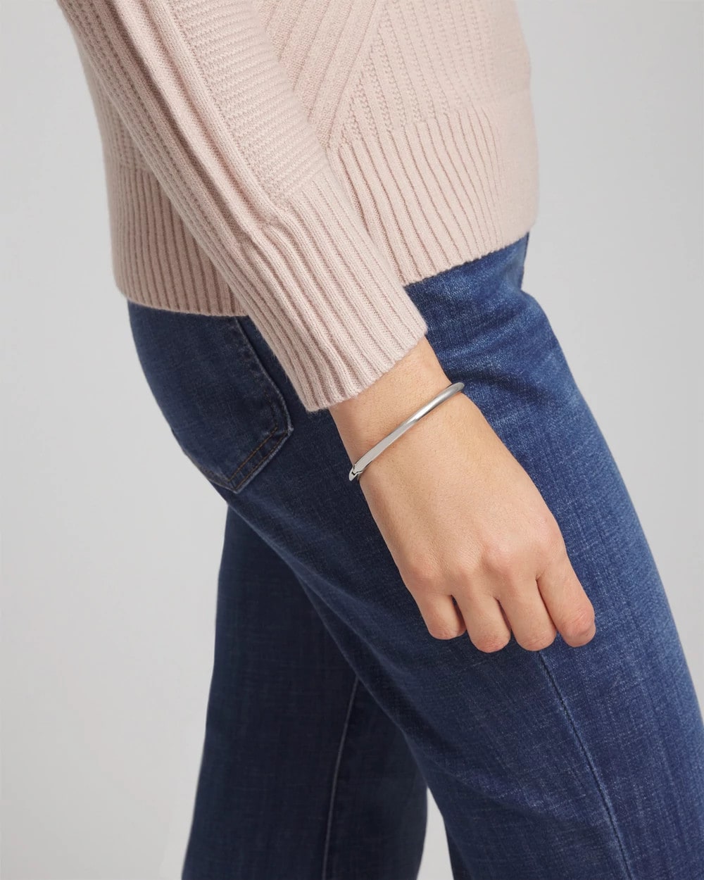 Chico's / Silver Hinge Bangle