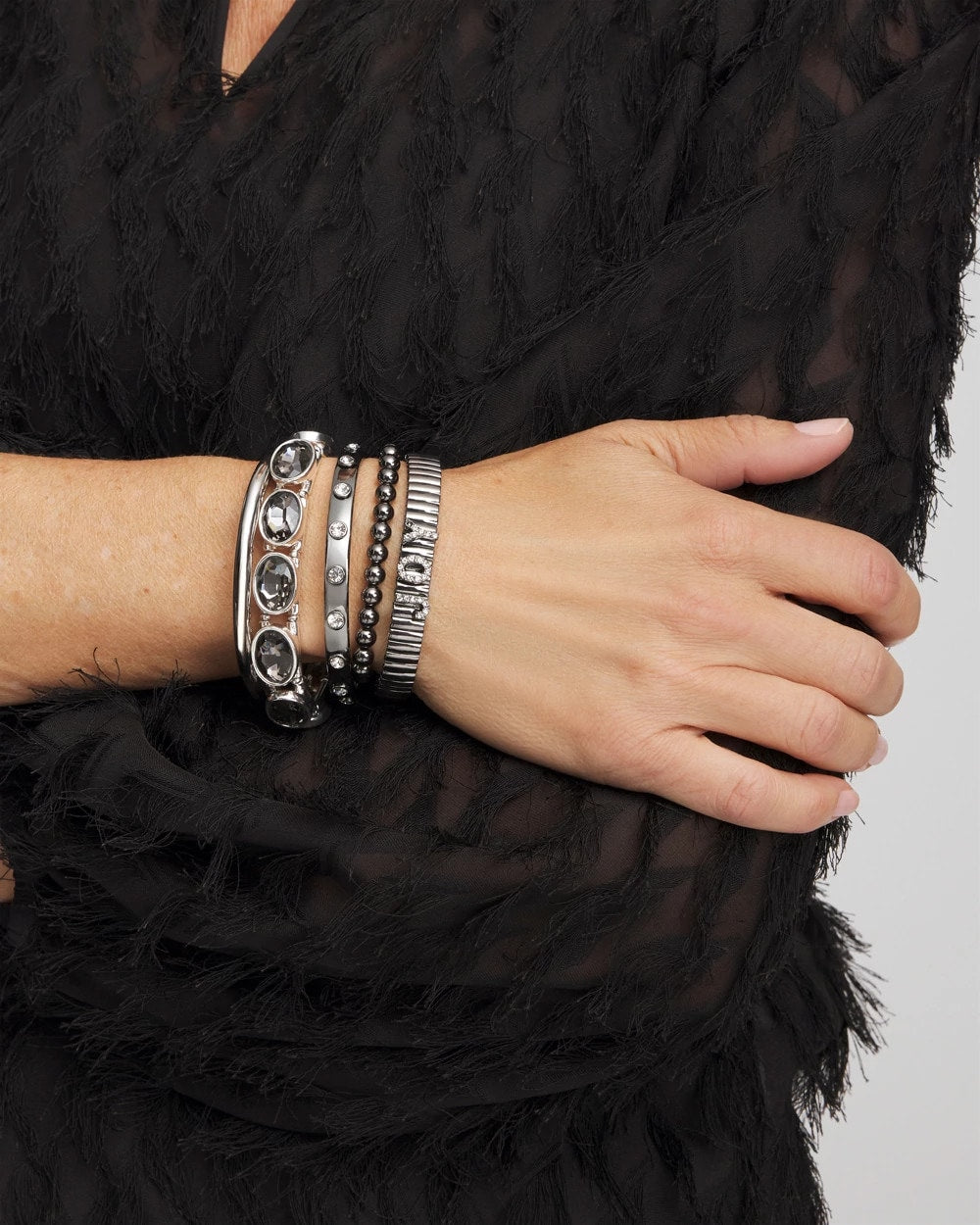 Chico's / Silver Hinge Bangle