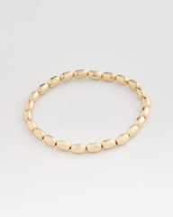 Chico's Discount - Goldtone Oval Beaded Stretch Bracelet