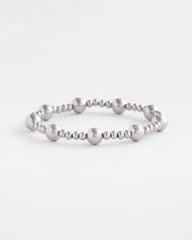 Chico's Sale - Silver-tone Medium Bead Stretch Bracelet
