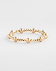 Chico's On Sale - Gold-tone Medium Bead Stretch Bracelet