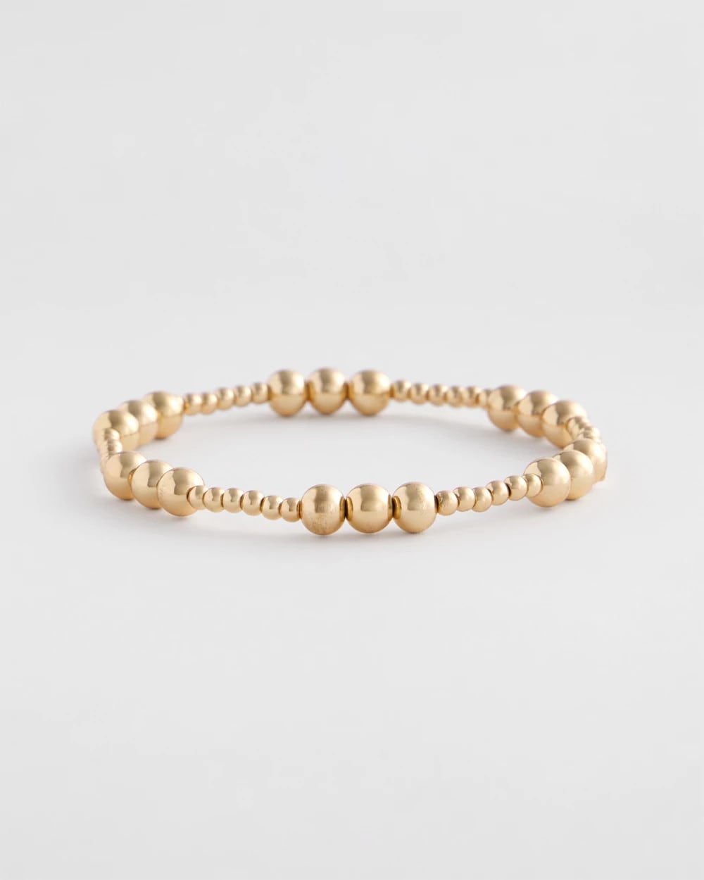 Chico's Outlet - Gold-tone Small Bead Stretch Bracelet