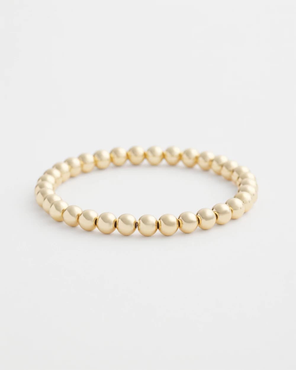 Chico's Online - Small Beaded Gold Tone Stretch Bracelet