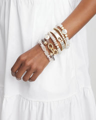 Chico's / Goldtone Stretch Tennis Bracelet