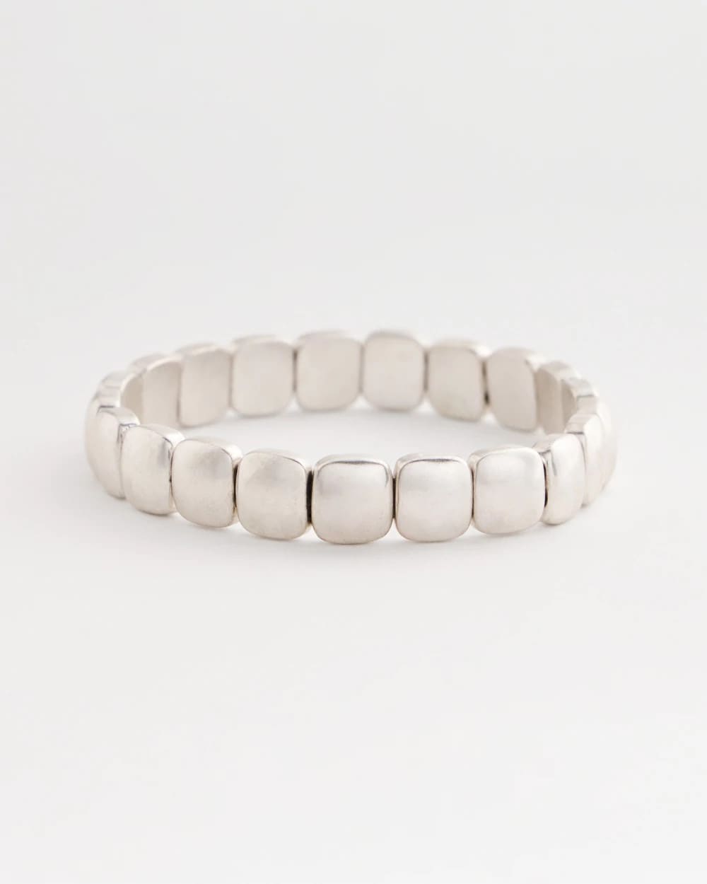 Chico's Discount - Silvertone Stretch Bracelet