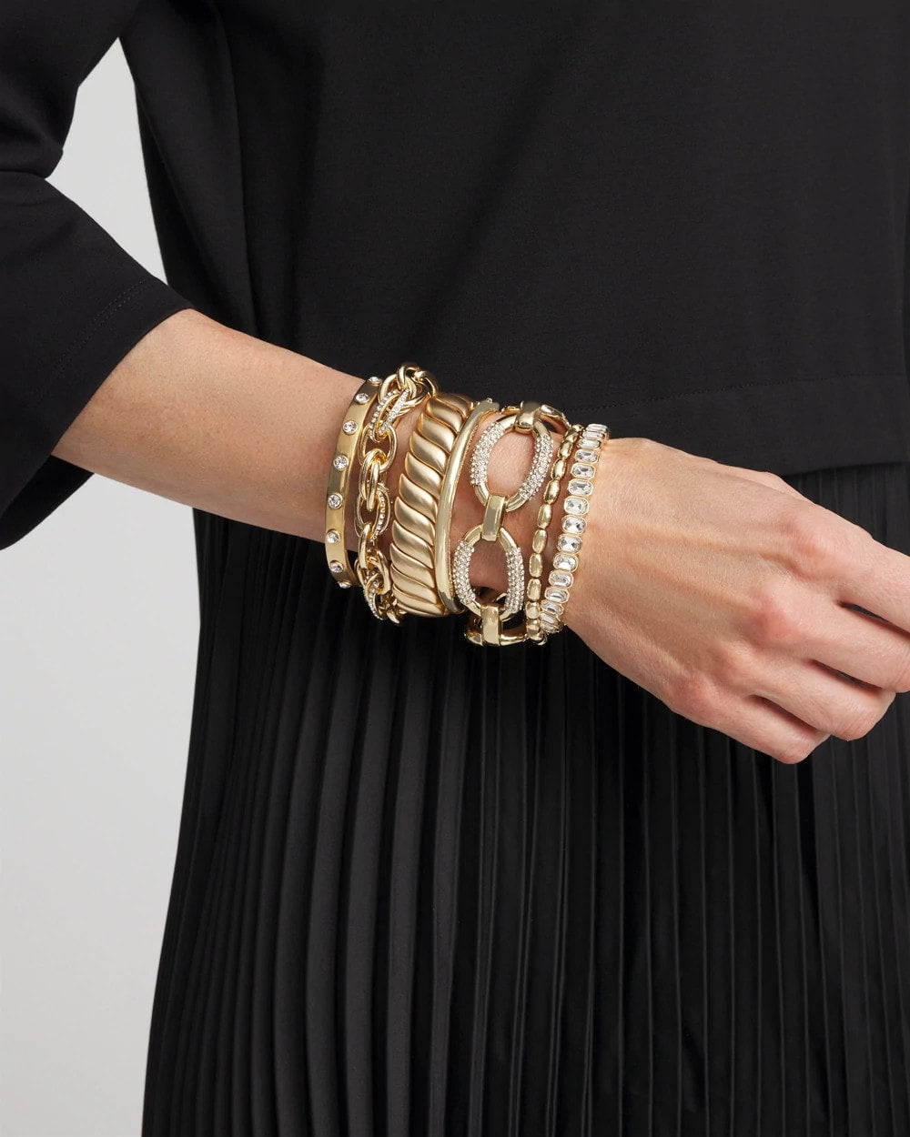 Chico's For Sale - Matte Twist Stretch Bracelet