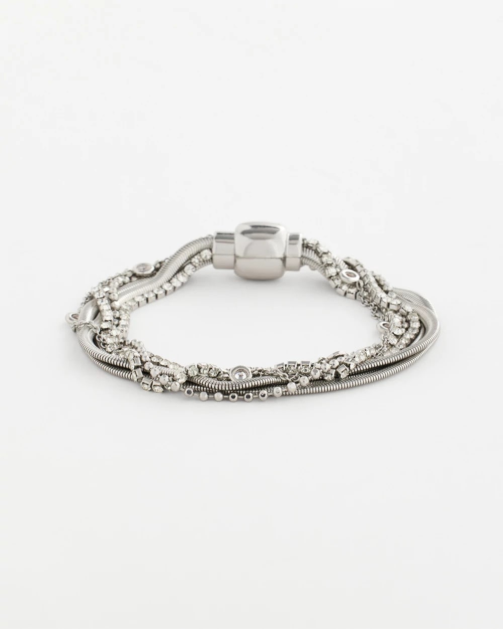 Chico's US - Silvertone Multistrand Bracelet