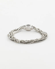 Chico's US - Silvertone Multistrand Bracelet