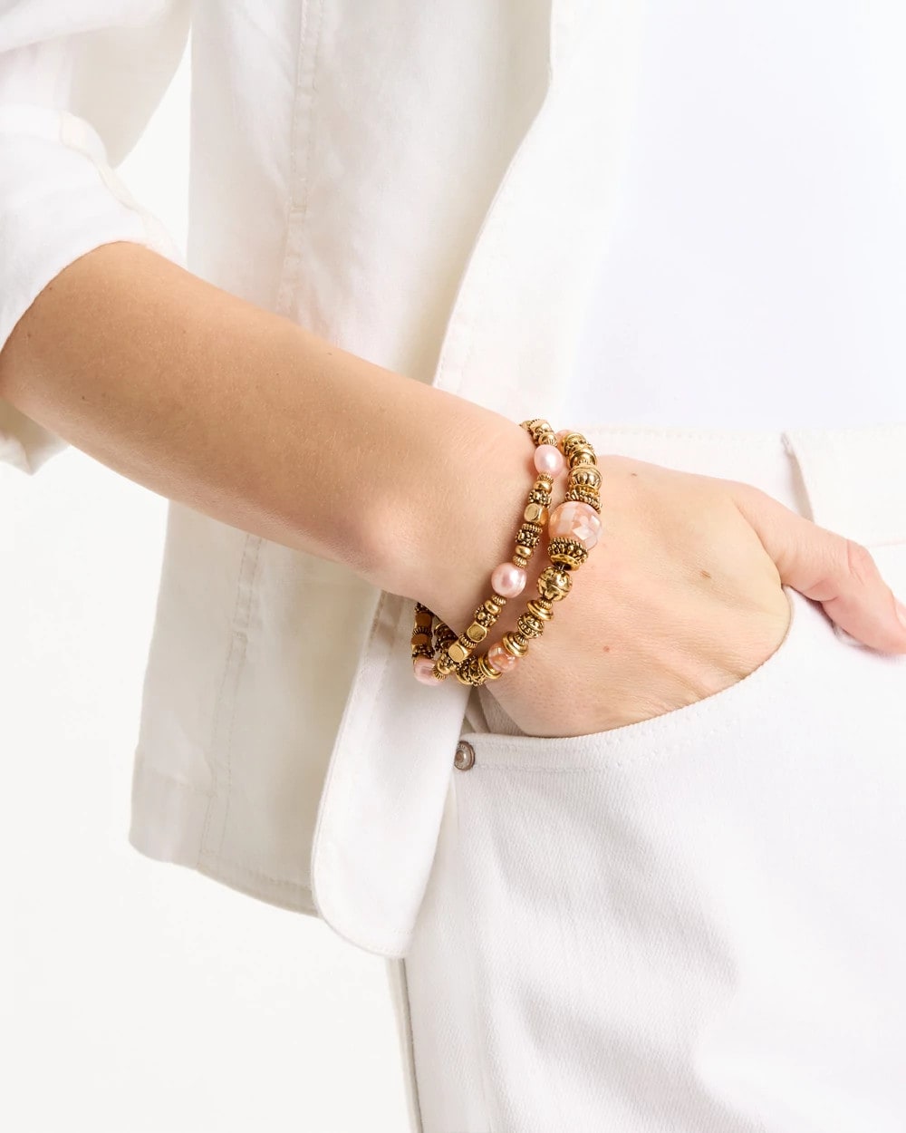 Chico's On Sale - Stretch Bracelet Set of Two