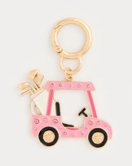 Chico's / Pink Enamel Golf Cart Bag Charm