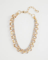 Chico's US - Convertible Tri-Tone Short Necklace