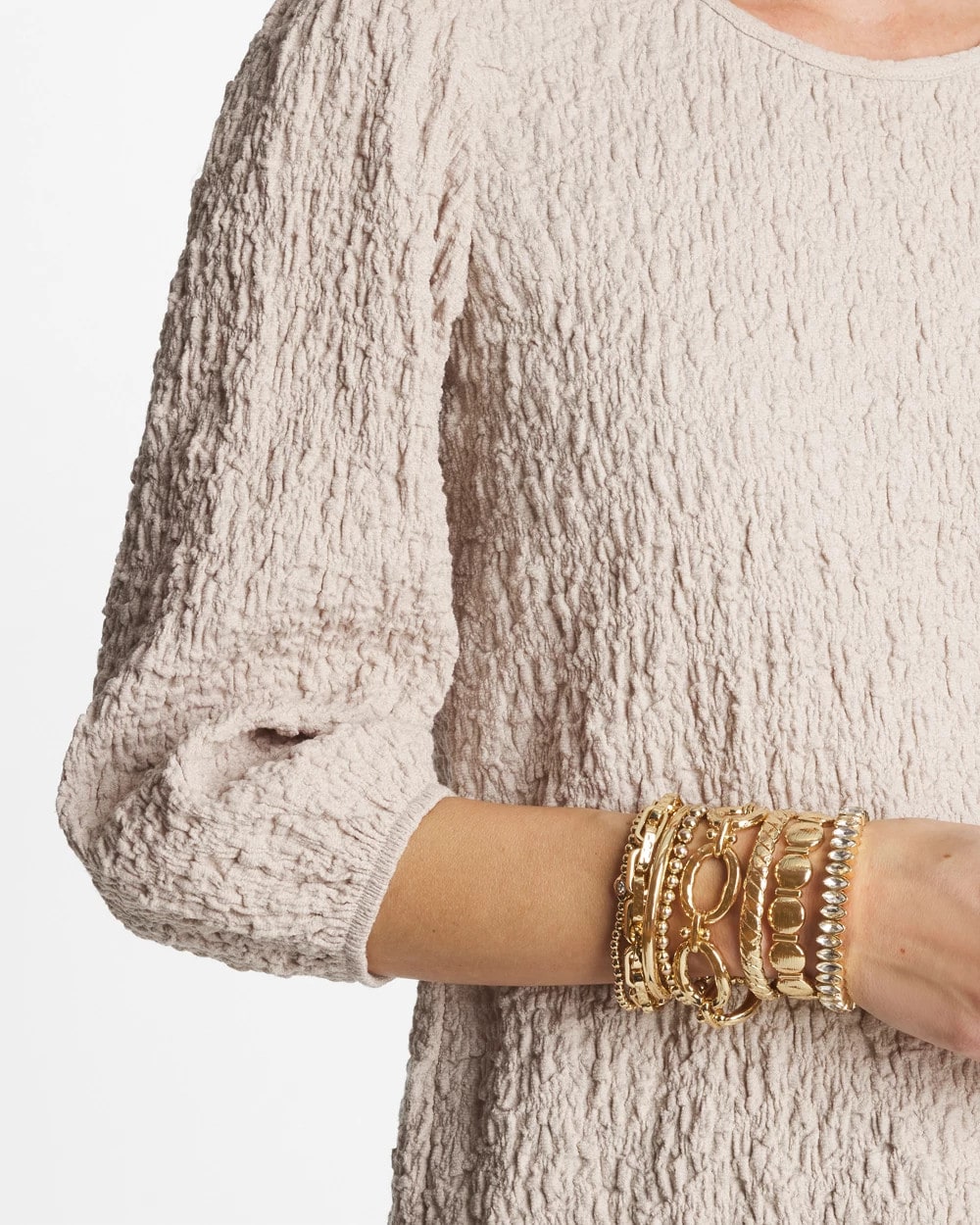 Chico's Outlet - Thin Twist Stretch Bracelet
