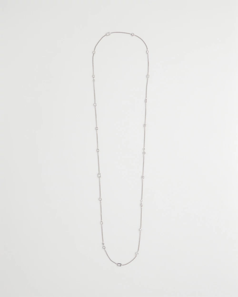 Chico's Sale - Fine Crystal Long Chain Necklace