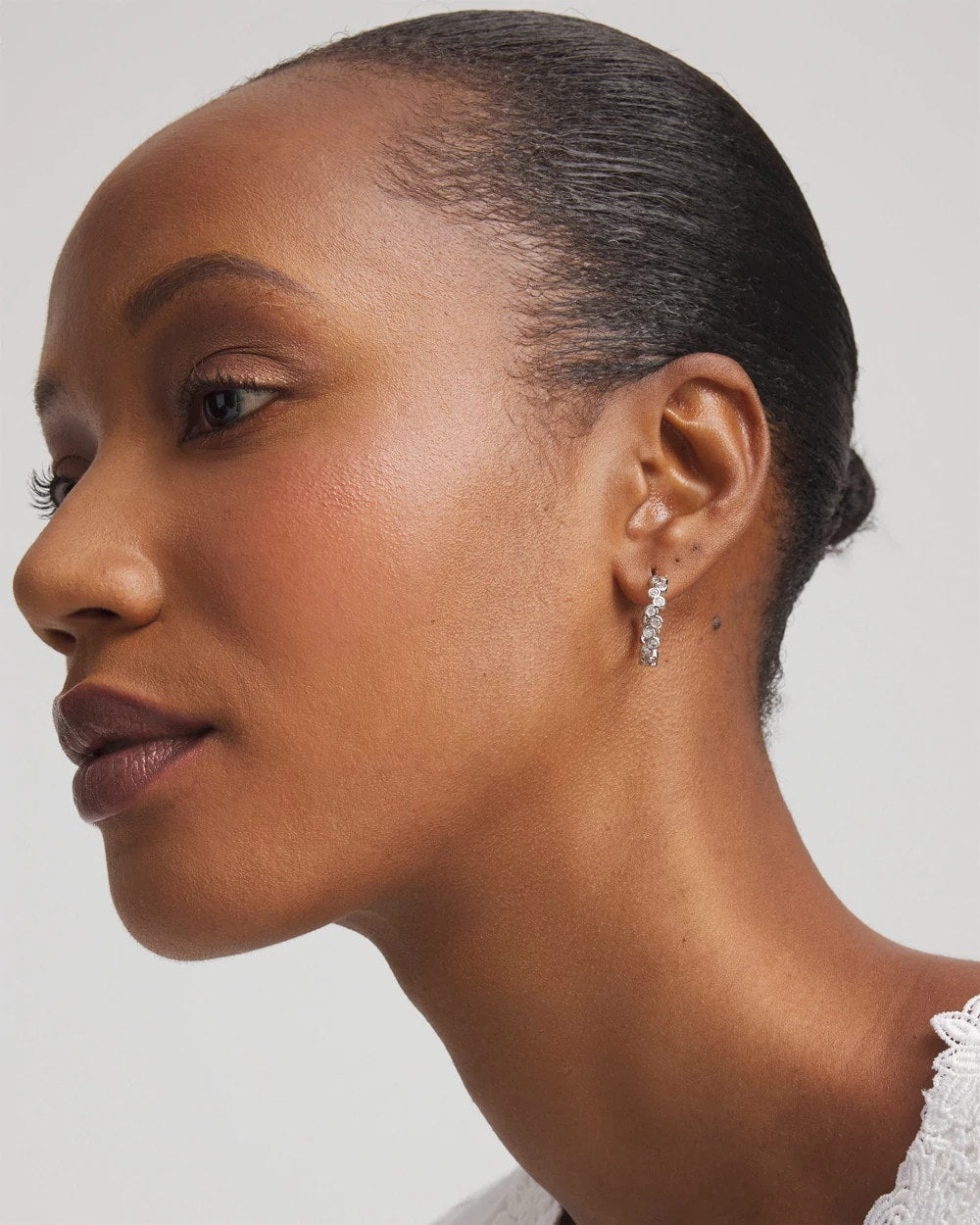 Chico's On Sale - No Droop® Silvertone Hoop Earrings