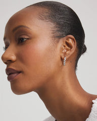 Chico's On Sale - No Droop® Silvertone Hoop Earrings