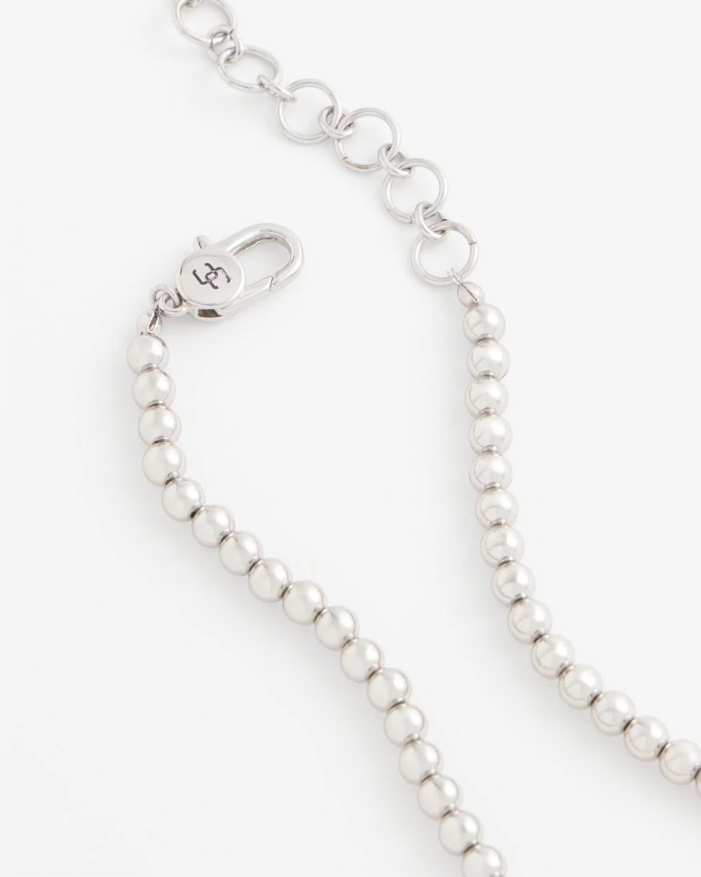 Chico's For Sale - Silvertone Beaded Necklace