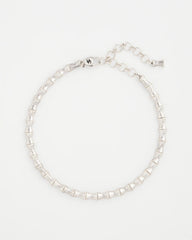 Chico's US - Silvertone Bamboo Collar Necklace