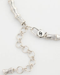 Chico's US - Silvertone Bamboo Collar Necklace