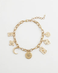 Chico's Discount - Gold Celestial Charm Necklace